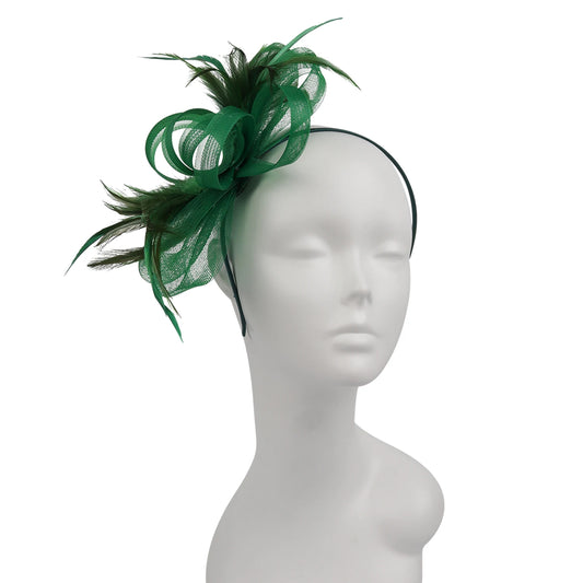 Derby Wedding Flower Mesh Veil Fascinator