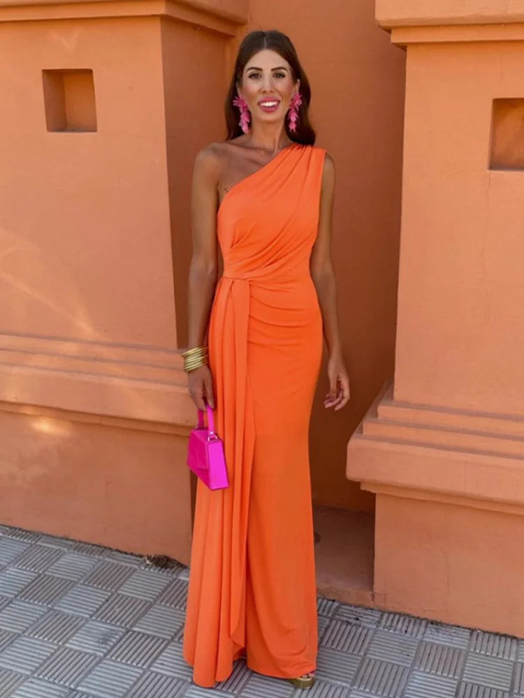 chiffon dress women s slim 2025Spring New Women's High-end Floral Chiffon Long Dress With A Waist Cinching And Slim Fit Long Sleeved Skirt Super airy Women