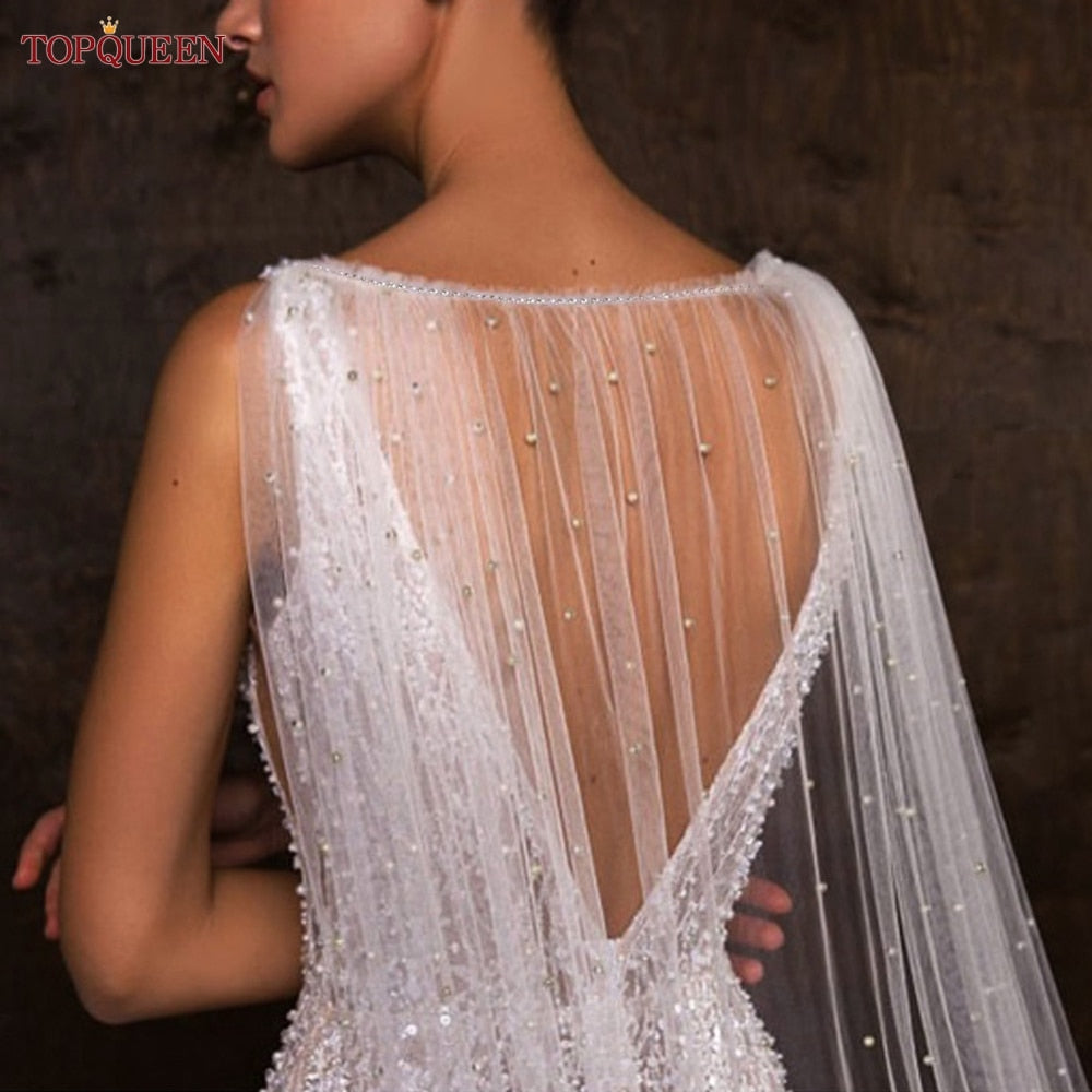 Wedding Cape Veil Shoulder Cover for Wedding Dress Bolero Women Evenin Bartolini Wedding Cape Veil Shoulder Cover for Wedding Dress Bolero Women Evenin Bartolini
