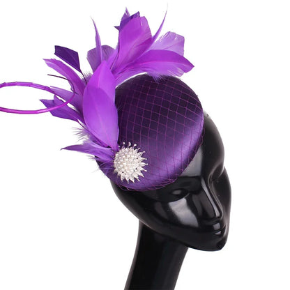 Satin Hair Fascinator Hat