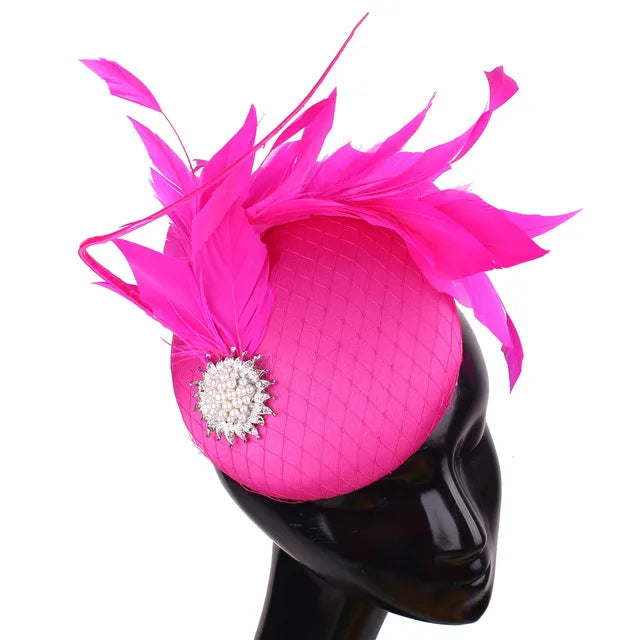 Satin Hair Fascinator Hat