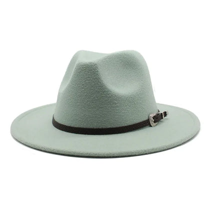 British Style Felt Jazz Fedora Hat