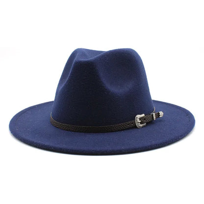 British Style Felt Jazz Fedora Hat