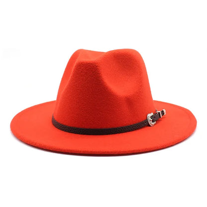 British Style Felt Jazz Fedora Hat