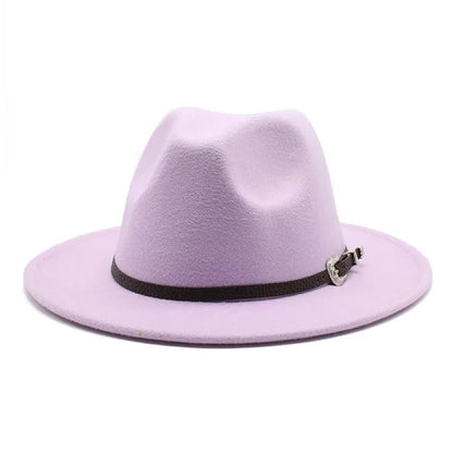 British Style Felt Jazz Fedora Hat