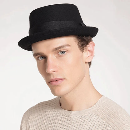 Wool Fedora Hat For Men