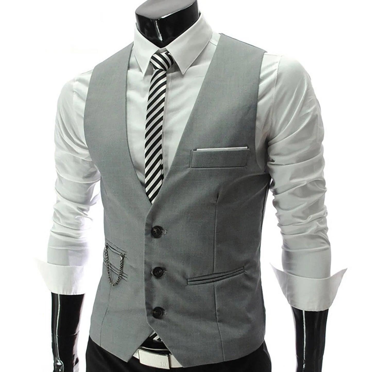 Slim Fit Men's Suit Vest