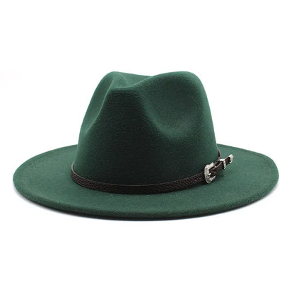 British Style Felt Jazz Fedora Hat