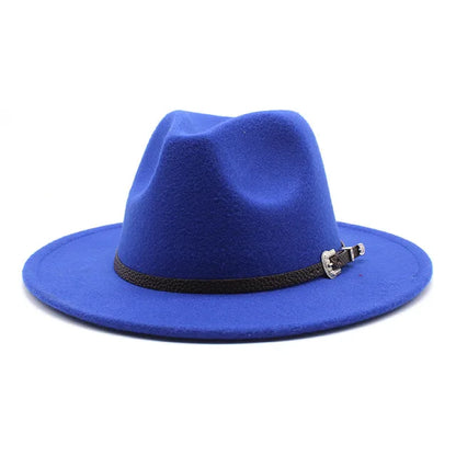 British Style Felt Jazz Fedora Hat