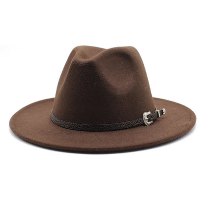 British Style Felt Jazz Fedora Hat