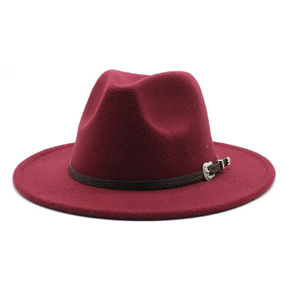 British Style Felt Jazz Fedora Hat