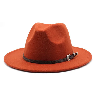 British Style Felt Jazz Fedora Hat