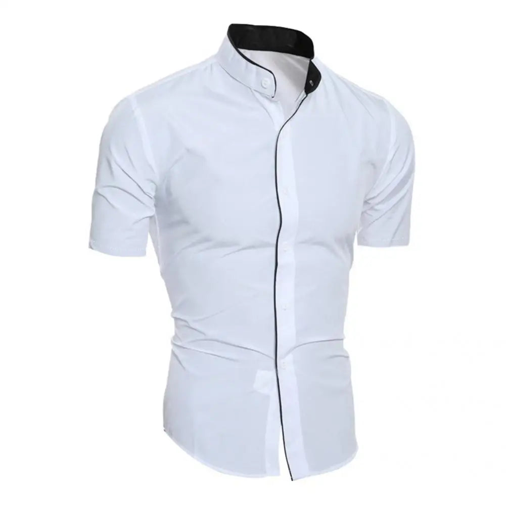 Men Top Soft Slim Fit Men Shirt