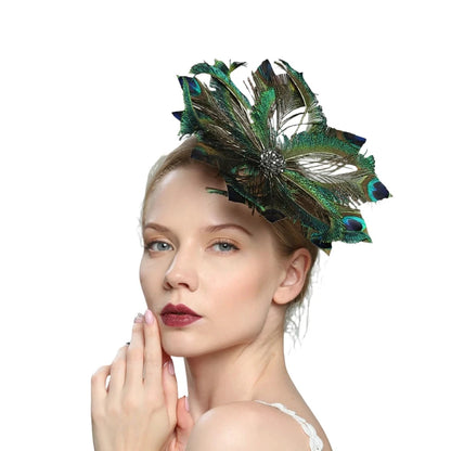 Peacock Fascinator Hat