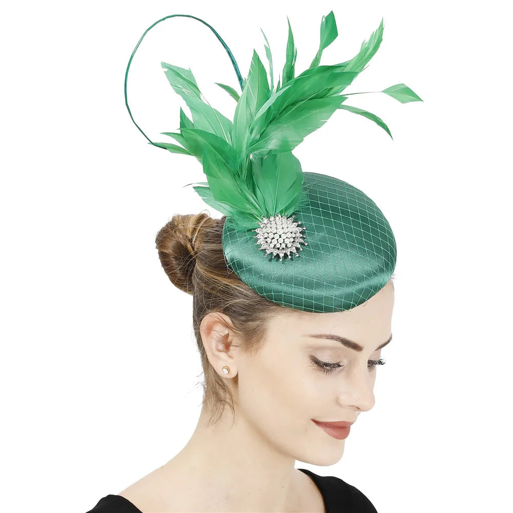 Satin Hair Fascinator Hat