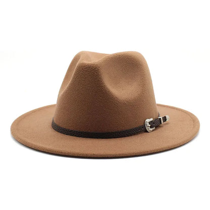 British Style Felt Jazz Fedora Hat