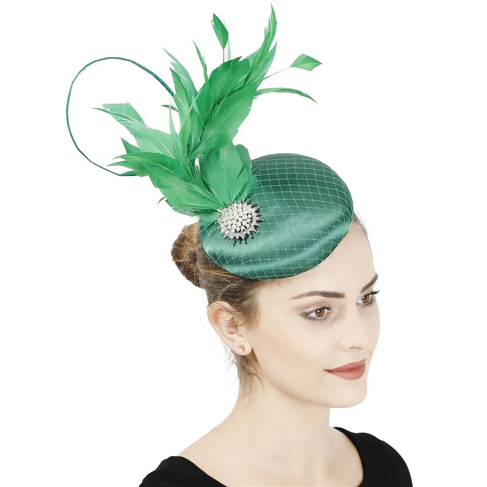 Satin Hair Fascinator Hat