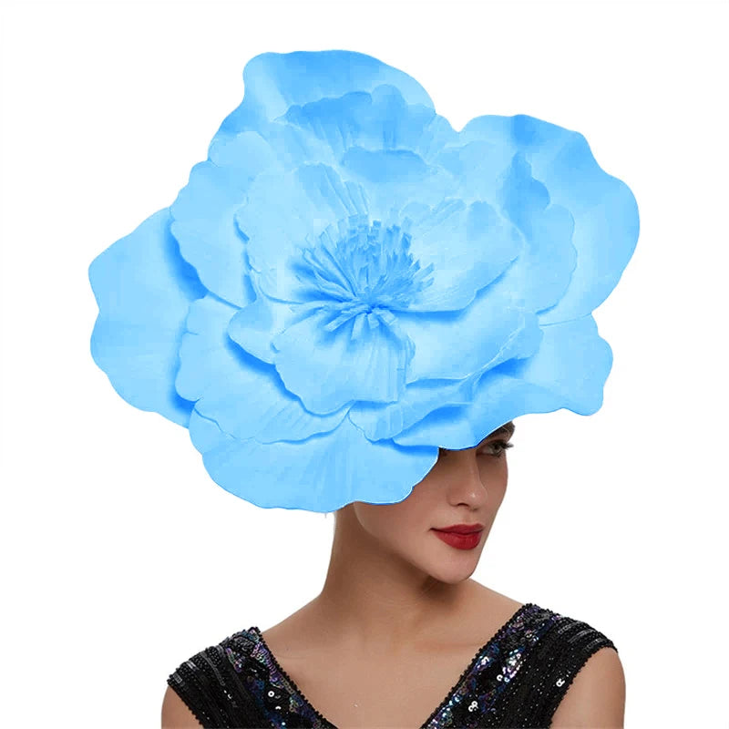 Large Flower Fascinator Hat Headdress