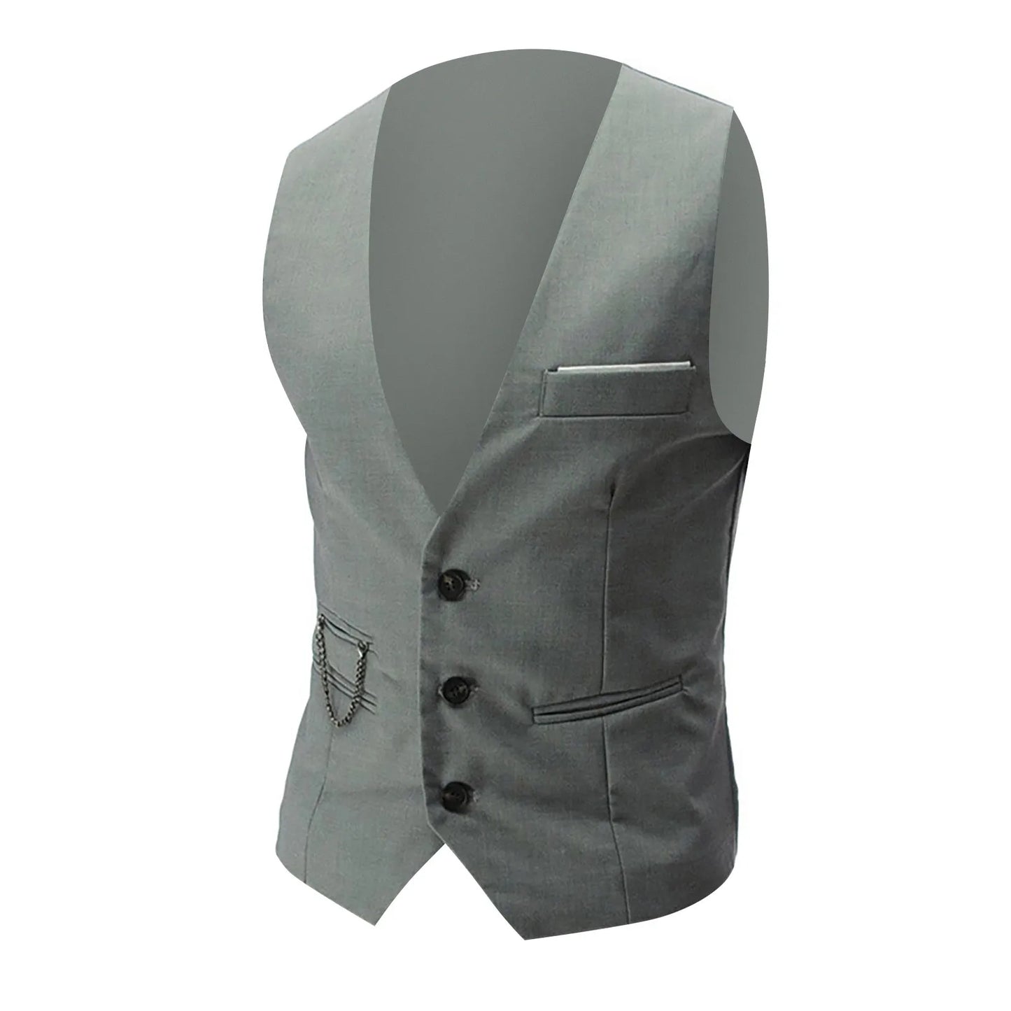 Slim Fit Men's Suit Vest