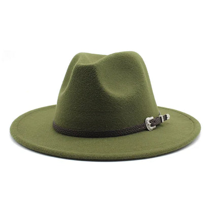 British Style Felt Jazz Fedora Hat