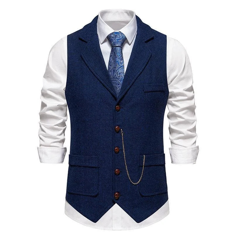 Single Breasted Chain Formal Waistcoat