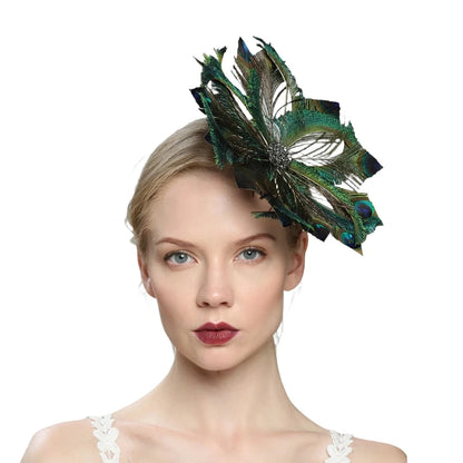 Peacock Fascinator Hat