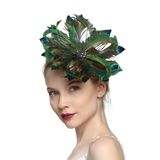 Peacock Fascinator Hat