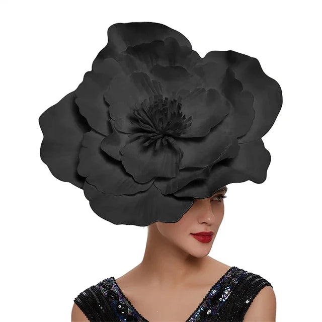 Large Flower Fascinator Hat Headdress