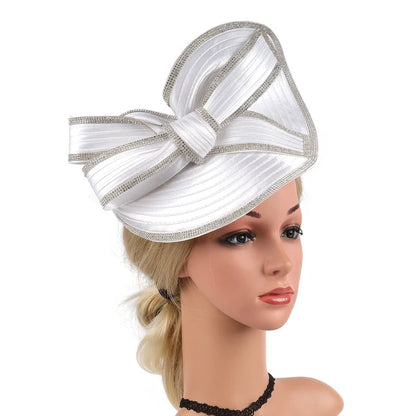 Millinery Hat Party Wedding Hat Wide Brim Fedora Kentucky Derby Headpiece