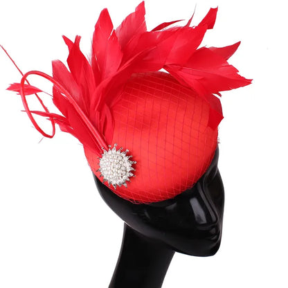 Satin Hair Fascinator Hat