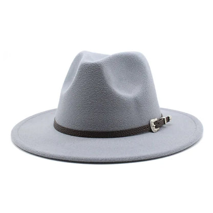 British Style Felt Jazz Fedora Hat