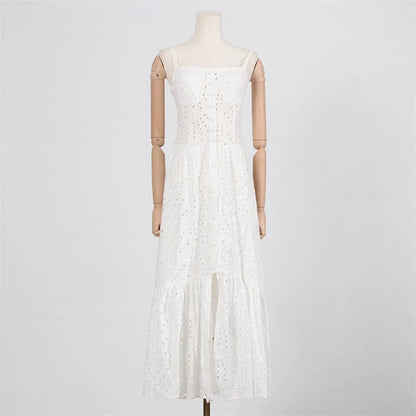 Hollow out Lace dress Beach