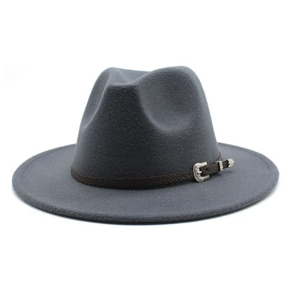 British Style Felt Jazz Fedora Hat